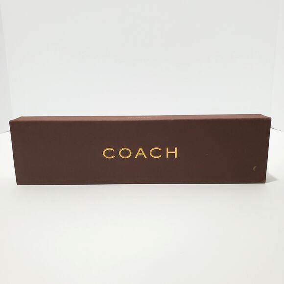Brown Coach Wristwatch BOX with Sleeve Advertising Prop - Picture 1 of 16